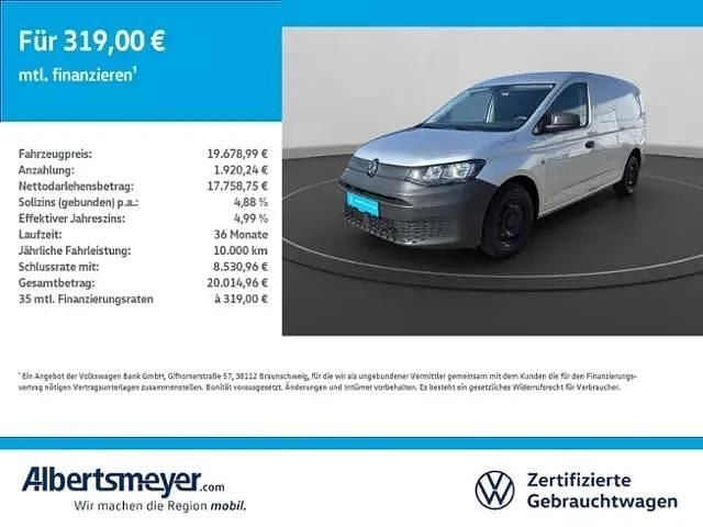 Gebraucht VW Caddy Maxi 75 PS (55 kW) 2022 Silber Van / Kleinbus