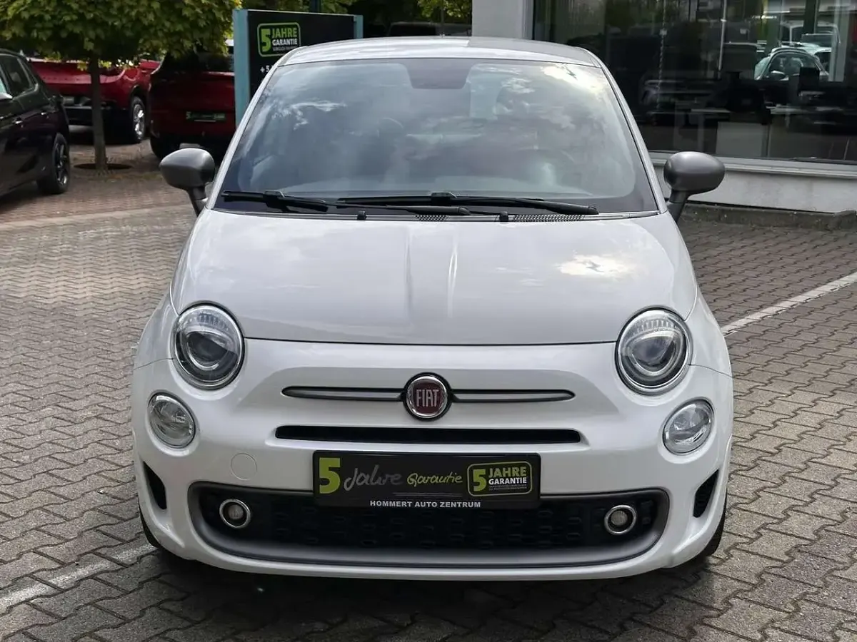 Gebraucht Fiat 500 S 69 PS (50 kW) 2017 Gelato weiß Limousine
