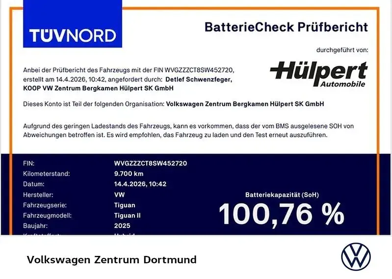 Gebraucht VW Tiguan Life 204 PS (150 kW) 2025 Weiß SUV