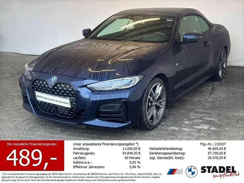Gebraucht BMW 440 374 PS (275 kW) 2022 Bmw individual tansanitblau me Cabrio