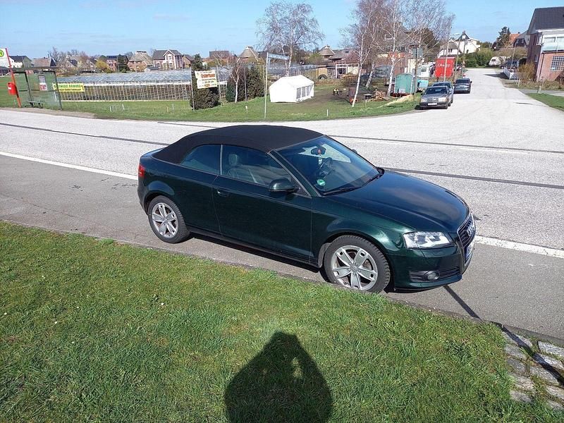 Grün Gebraucht 2009 Audi A3 Cabriolet Ambition Cabrio | 7.050 € (Guter Preis) - Bild 1/4
