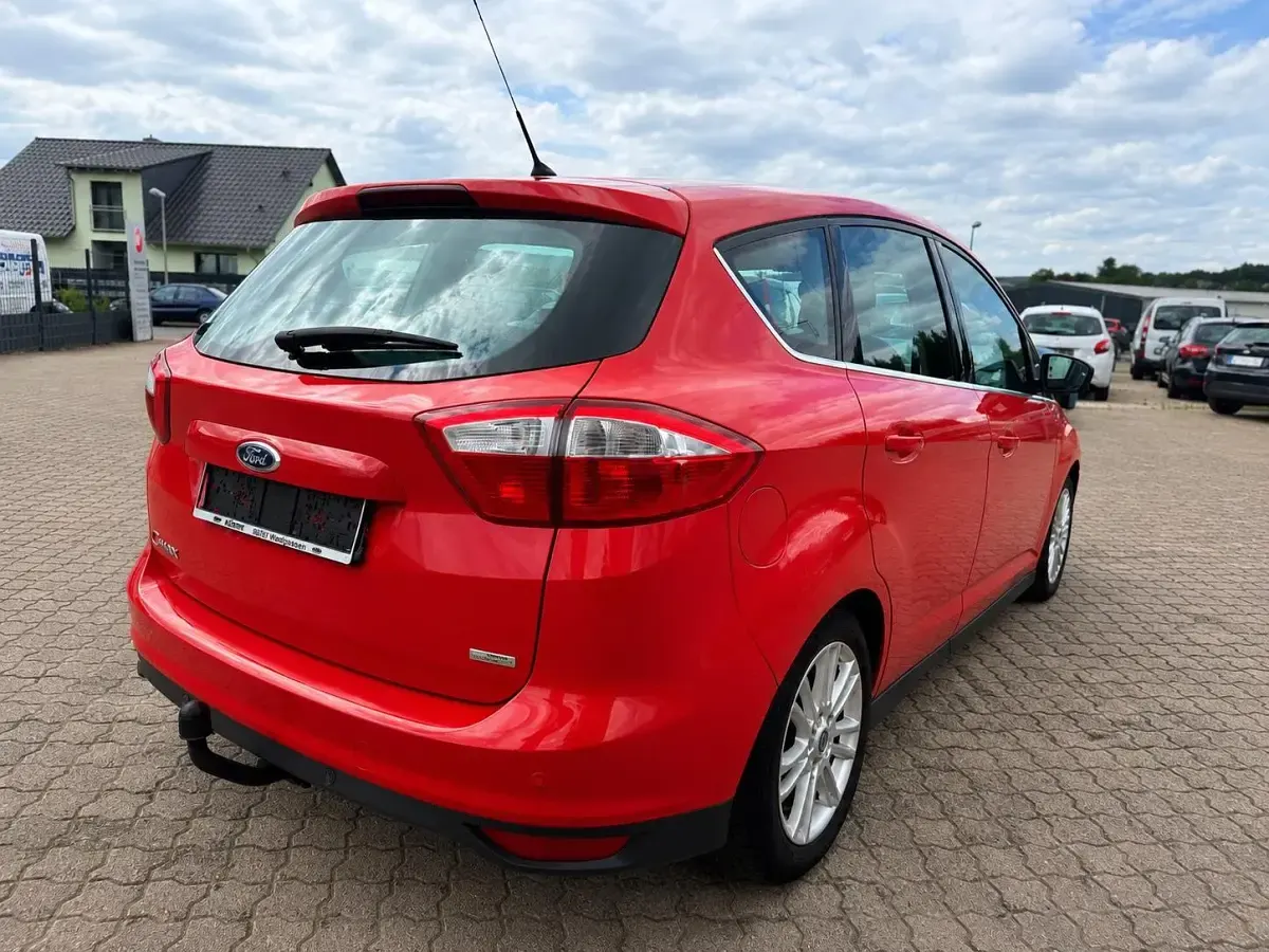 Gebraucht Ford C-MAX 101 PS (74 kW) 2012 Rot Van / Kleinbus