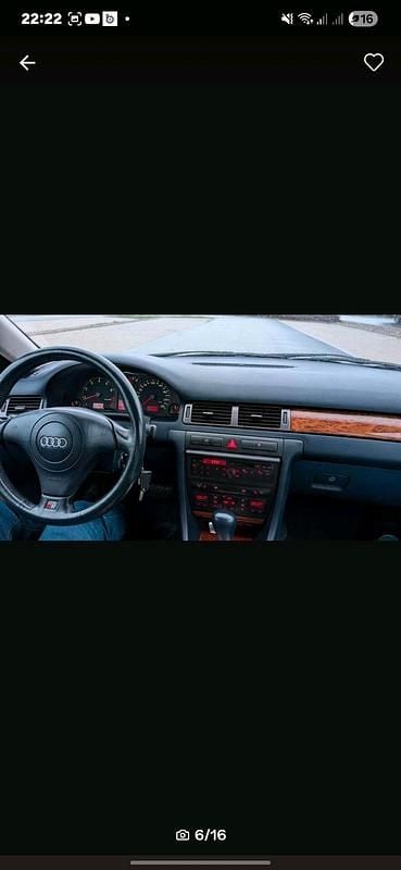 Gebraucht Audi A6 164 PS (120 kW) 1999 Silber Limousine