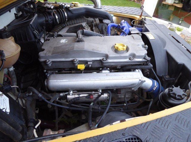 Gebraucht Land Rover Defender 165 PS (121 kW) 2003 Gelb SUV