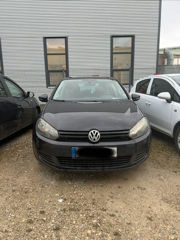 Gebraucht VW Golf VI Trendline 80 PS (58 kW) 2009 Schwarz Kleinwagen