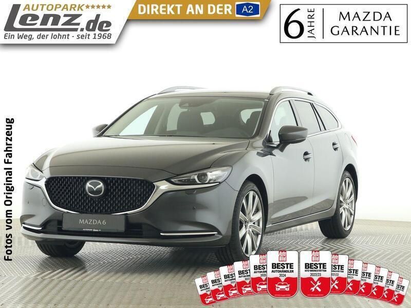 Machine grey Neu 2024 Mazda 6 Exclusive-Line Kombi | 33.920 € (Guter Preis) - Bild 1/3