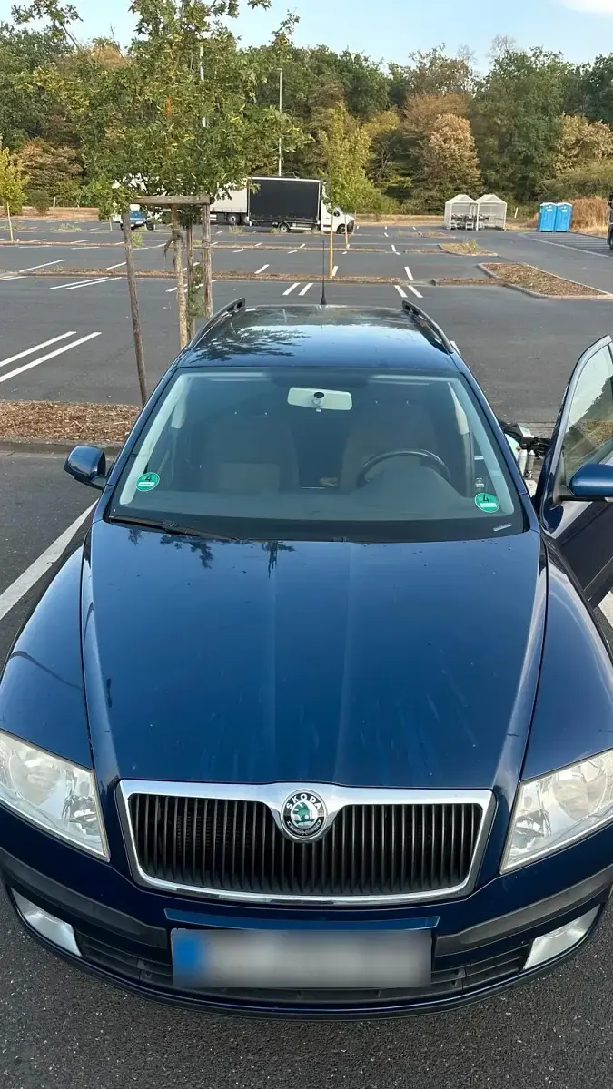 Gebraucht Skoda Octavia 102 PS (75 kW) 2008 Blau Kombi