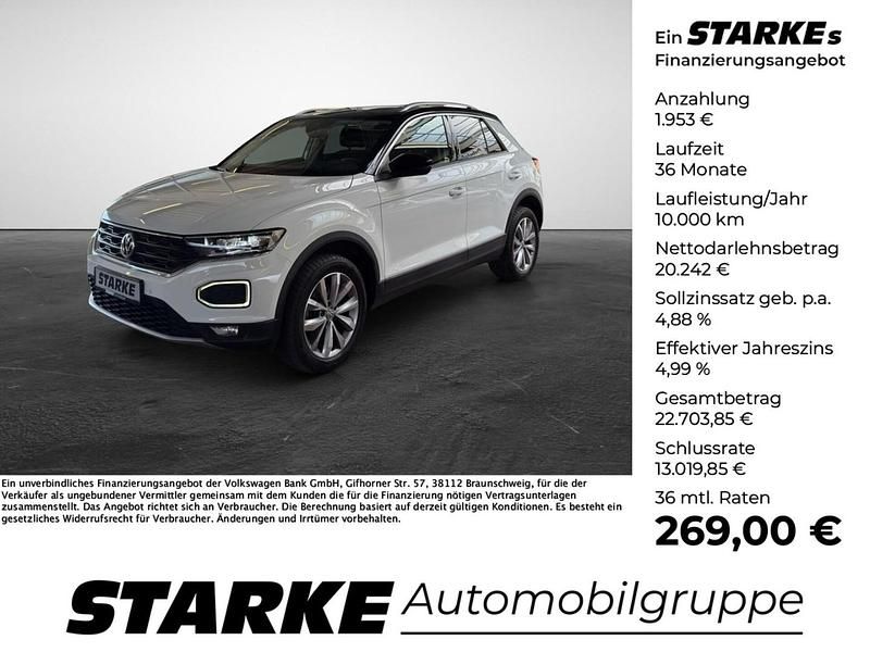 Gebraucht VW T-Roc Style 150 PS (110 kW) 2020 Schwarz SUV