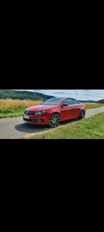 Używany VW Eos Exclusive 211 KM (155 kW) 2012 Czerwony Kabriolet