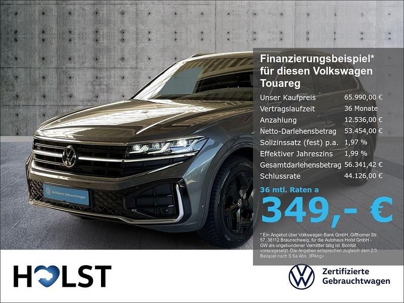 Siliziumgrau metallic Gebraucht 2024 VW Touareg R-line SUV | 65.990 € (Teuer) - Bild 1/4