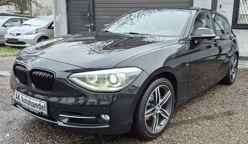 Schwarz Gebraucht 2013 BMW 120 Sport Line Kleinwagen | 8.990 € (Guter Preis) - Bild 1/4