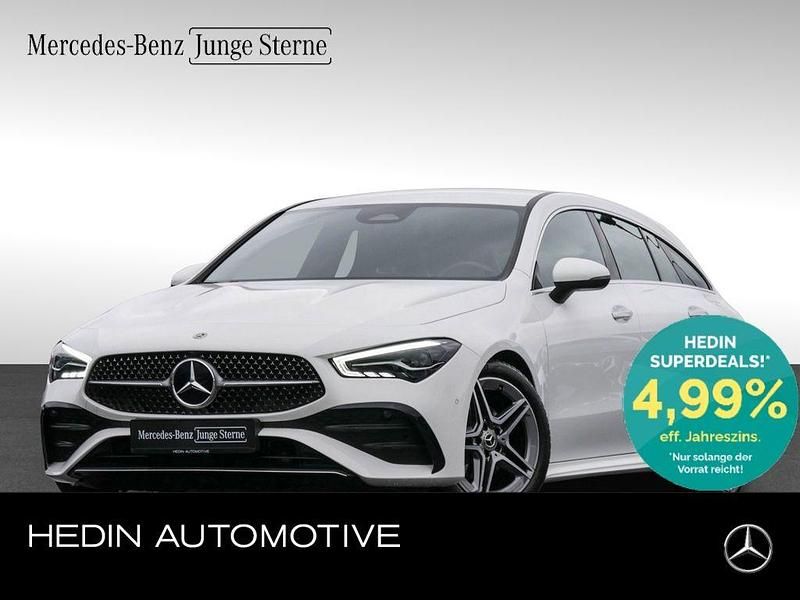 Polarweiß Gebraucht 2024 Mercedes CLA180 Shooting Brake AMG Kombi | 30.490 € - Bild 1/4
