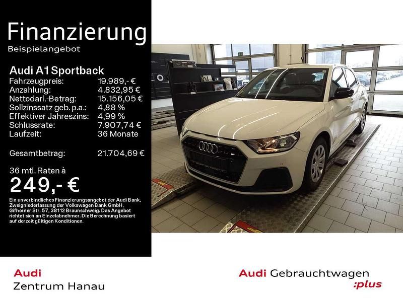 Cortinaweiß Gebraucht 2021 Audi A1 Advanced Plus Limousine | 19.989 € (Fairer Preis) - Bild 1/4
