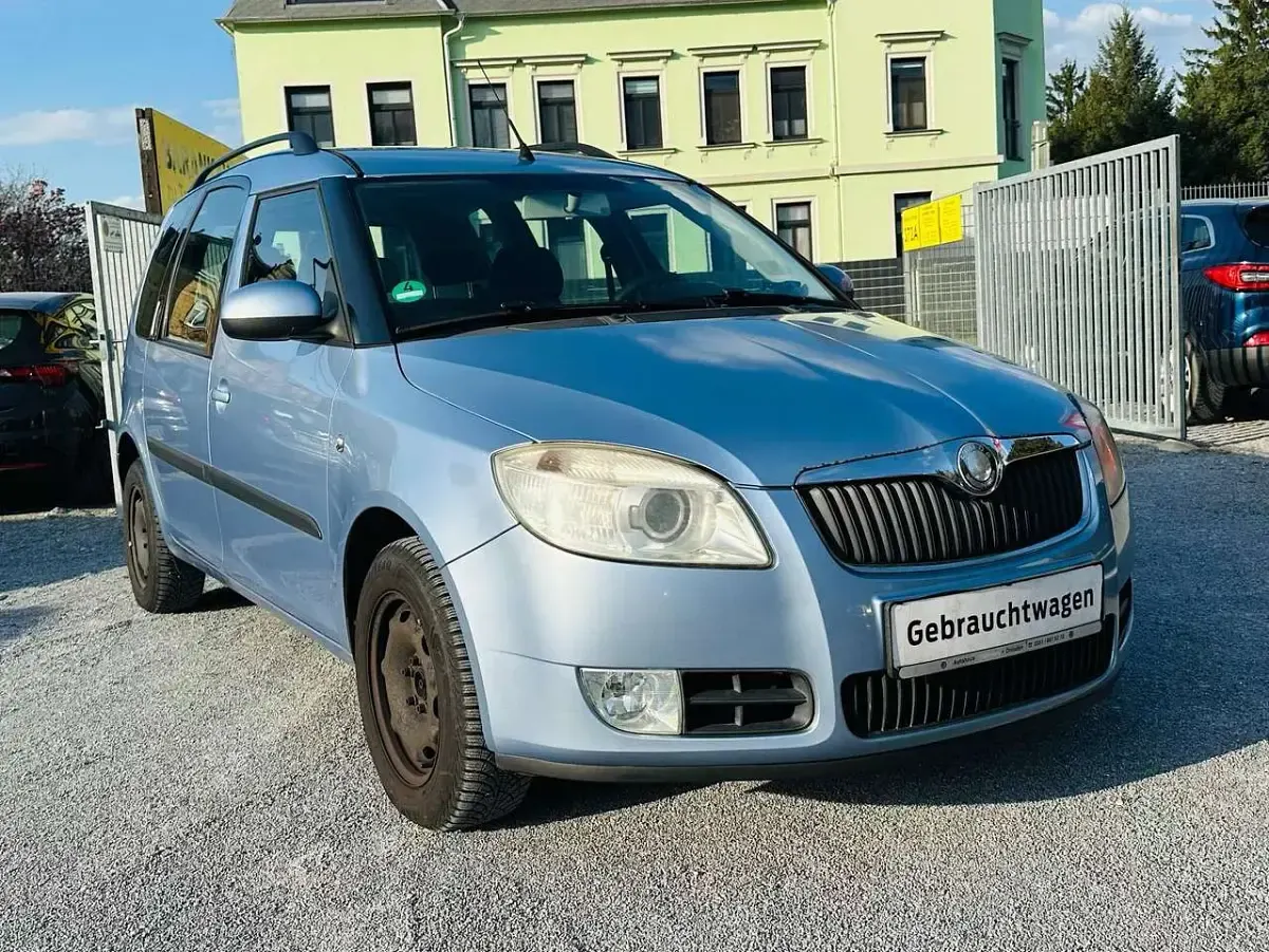 Gebraucht Skoda Roomster Style 86 PS (63 kW) 2007 Modra polar/polar blau Van / Kleinbus