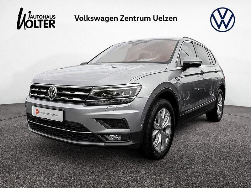 Silber Gebraucht 2021 VW Tiguan Allspace Highline SUV | 31.820 € (Fairer Preis) - Bild 1/4