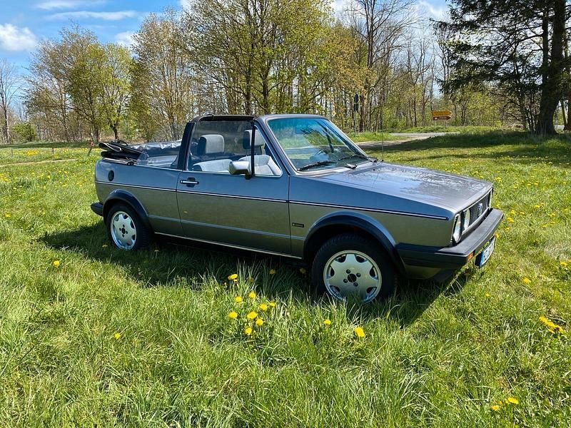 Silber Gebraucht 1987 VW Golf Cabriolet Karmann Cabrio | 7.999 € - Bild 1/4