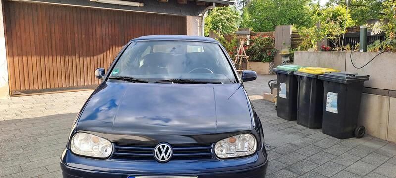 Blau Gebraucht 2000 VW Golf Cabriolet Cabrio | 2.700 € - Bild 1/4