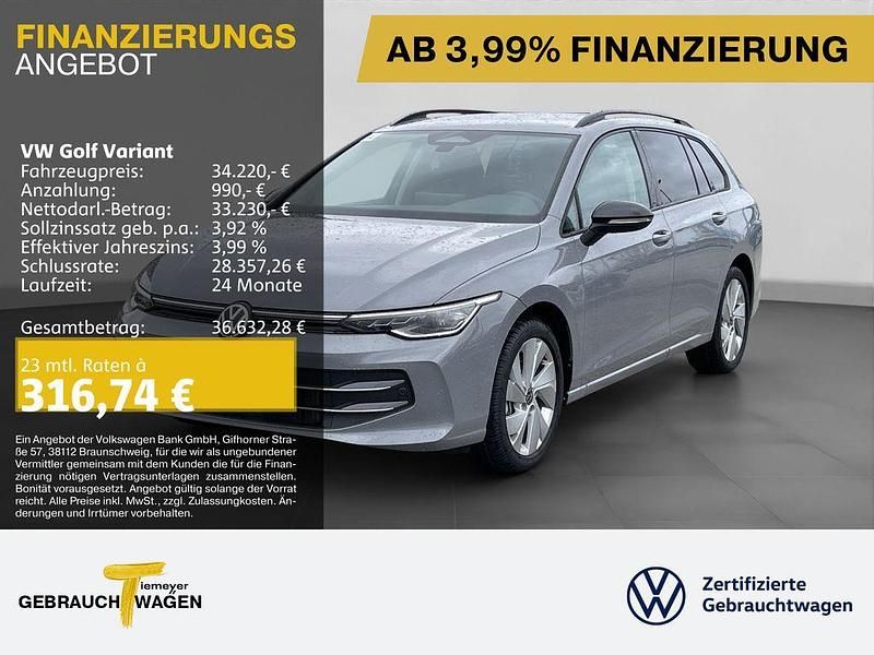 Neu VW Golf VIII 150 PS (110 kW) 2026 Grau Kombi
