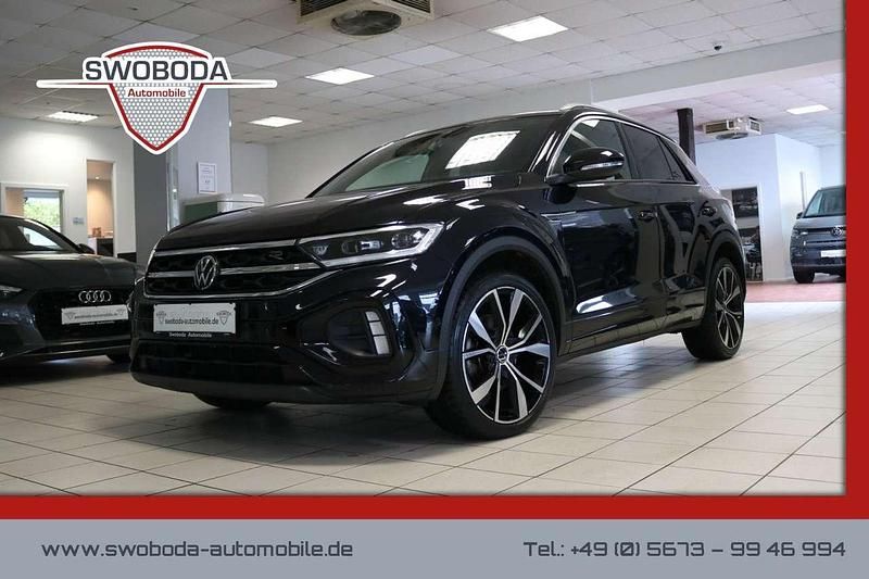 Schwarz Gebraucht 2022 VW T-Roc R-line SUV | 24.950 € (Fairer Preis) - Bild 1/2
