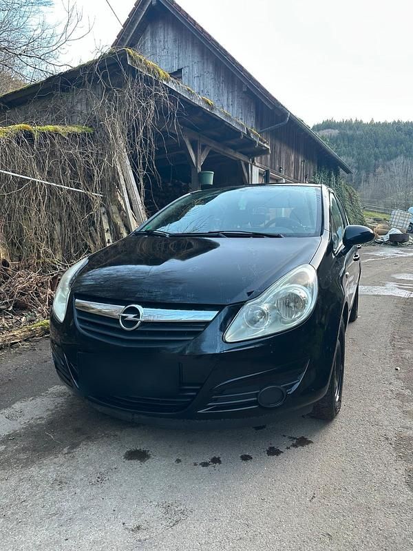 Gebraucht Opel Corsa 80 PS (58 kW) 2008 Schwarz Kleinwagen