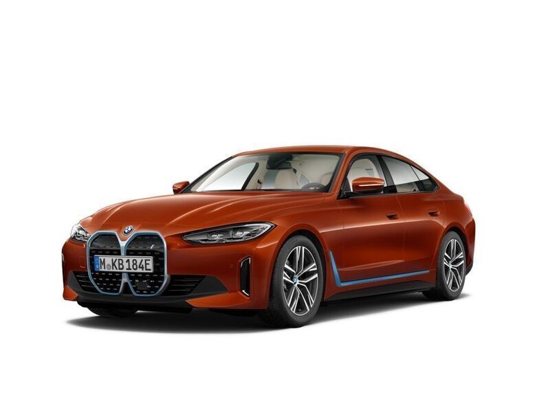 Sunset orange metallic Gebraucht 2022 BMW i4 Sport Line Limousine | 39.490 € (Fairer Preis) - Bild 1/4