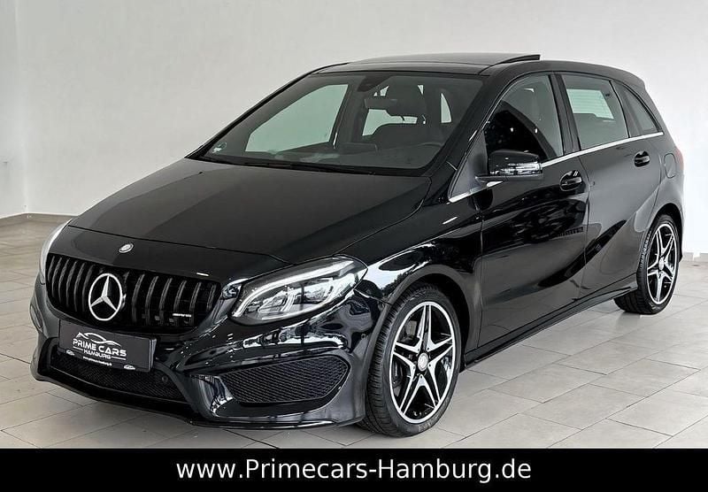 Schwarz Gebraucht 2015 Mercedes B220 AMG line Van / Kleinbus | 18.990 € (Fairer Preis) - Bild 1/4