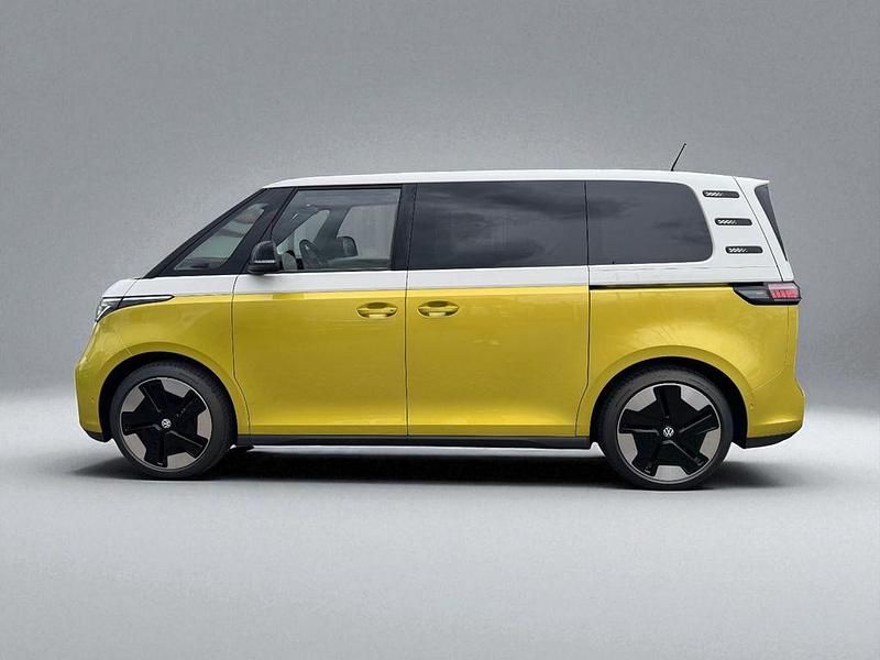 Gebraucht VW ID. Buzz Pro 150 kW (204 PS) 2023 Weiß/limonengelb Van / Kleinbus