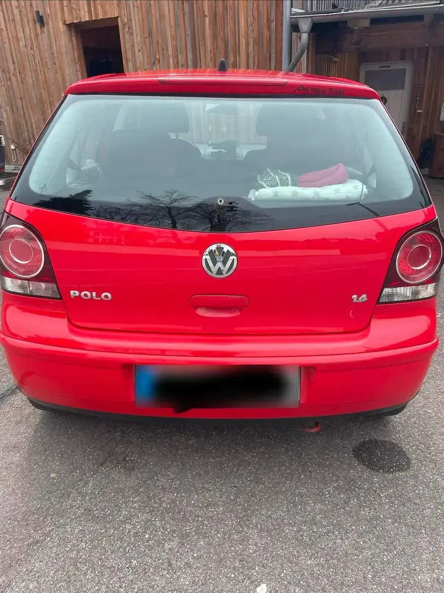 Brugt VW Polo 89 HK (65 kW) 2008 Rød Hatchback