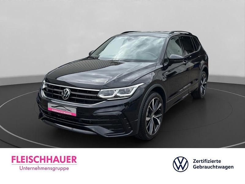 Schwarz Gebraucht 2025 VW Tiguan Allspace R-line SUV | 46.440 € (Teuer) - Bild 1/4
