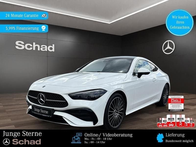 Polarweiß Gebraucht 2024 Mercedes CLE220 AMG Coupé | 58.280 € (Fairer Preis) - Bild 1/4