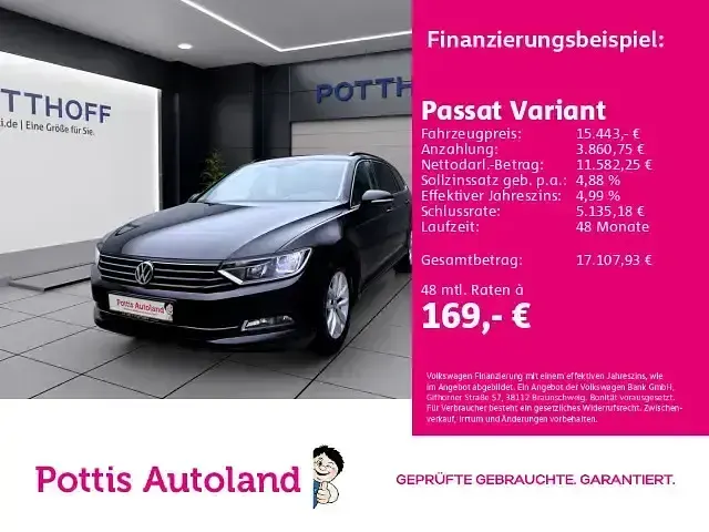 Gebraucht VW Passat Comfortline 150 PS (110 kW) 2018 Kombi