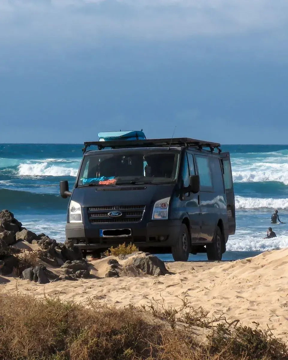 Gebraucht Ford Transit 101 PS (74 kW) 2011 Blau Van / Kleinbus
