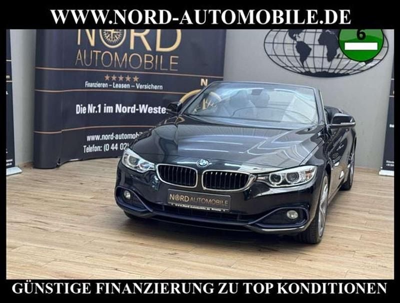 Black sapphire metal (metallic) Gebraucht 2019 BMW 420 Sport Line Cabrio | 15.900 € (Superpreis) - Bild 1/3