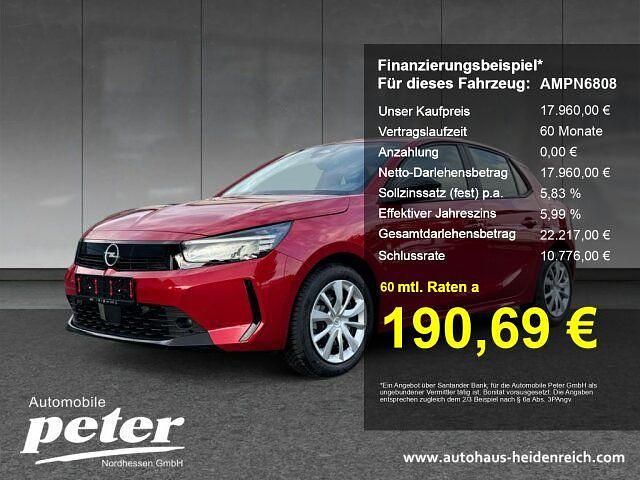 Neu Opel Corsa Edition 101 PS (74 kW) 2025 Weiß Limousine