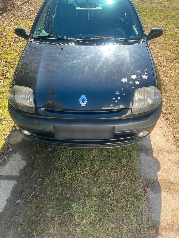 Gebraucht Renault Clio II 1999 Schwarz Kleinwagen