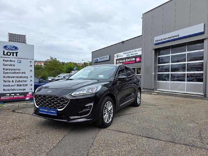 Obsidianschwarz metallic (metallic) Gebraucht 2022 Ford Kuga Vignale SUV | 28.490 € (Etwas zu teuer) - Bild 1/4