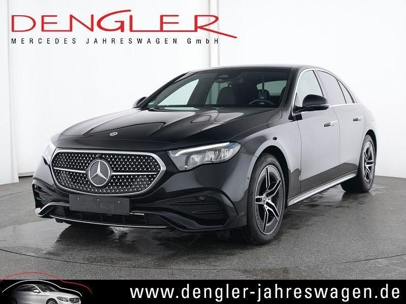 Schwarz Gebraucht 2024 Mercedes E300 AMG line Limousine | 53.890 € (Superpreis) - Bild 1/4