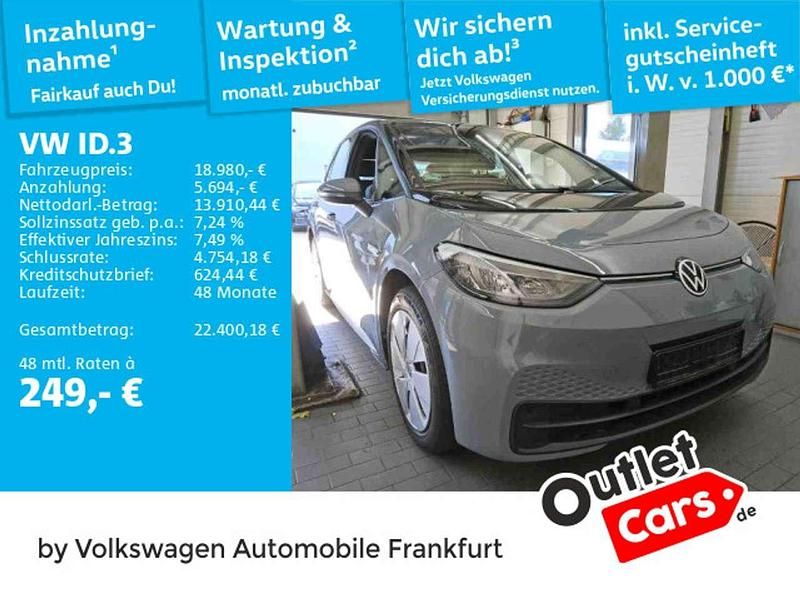 Grau Gebraucht 2022 VW ID.3 Pure Kleinwagen | 18.980 € (Guter Preis) - Bild 1/3