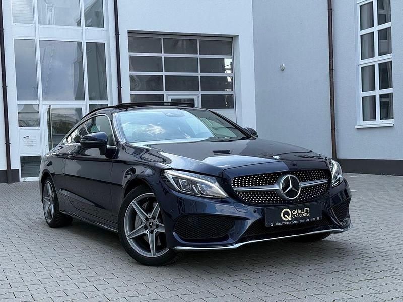 Blau Gebraucht 2016 Mercedes C250 AMG Coupé | 27.950 € (Fairer Preis) - Bild 1/4