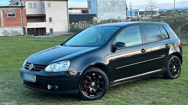 Schwarz Gebraucht 2008 VW Golf V United Kleinwagen | 3.100 € (Etwas zu teuer) - Bild 1/4