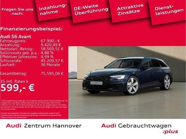 Blau (5u firmamentblau metallic) Gebraucht 2024 Audi S6 Comfort Kombi | 67.991 € (Guter Preis) - Bild 1/4