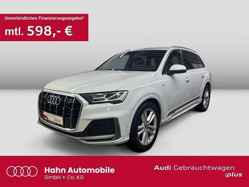Weiß Gebraucht 2022 Audi Q7 S-Line SUV | 47.860 € (Superpreis) - Bild 1/3
