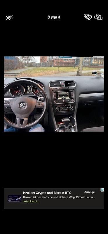 Gebraucht VW Golf VI 122 PS (89 kW) 2010 Grau Kleinwagen