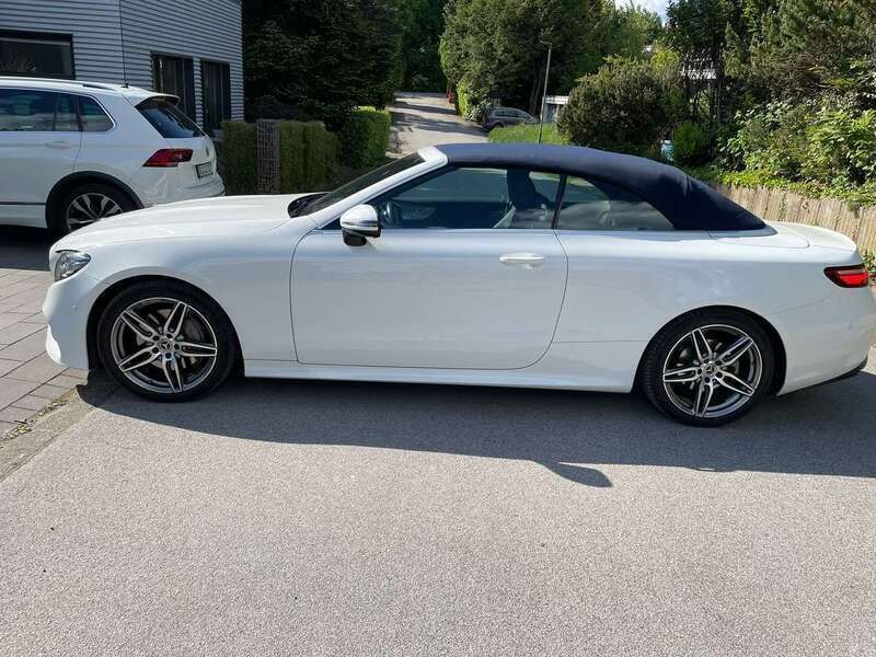 Weiß Gebraucht 2020 Mercedes E200 AMG line Cabrio | 37.300 € (Fairer Preis) - Bild 1/4