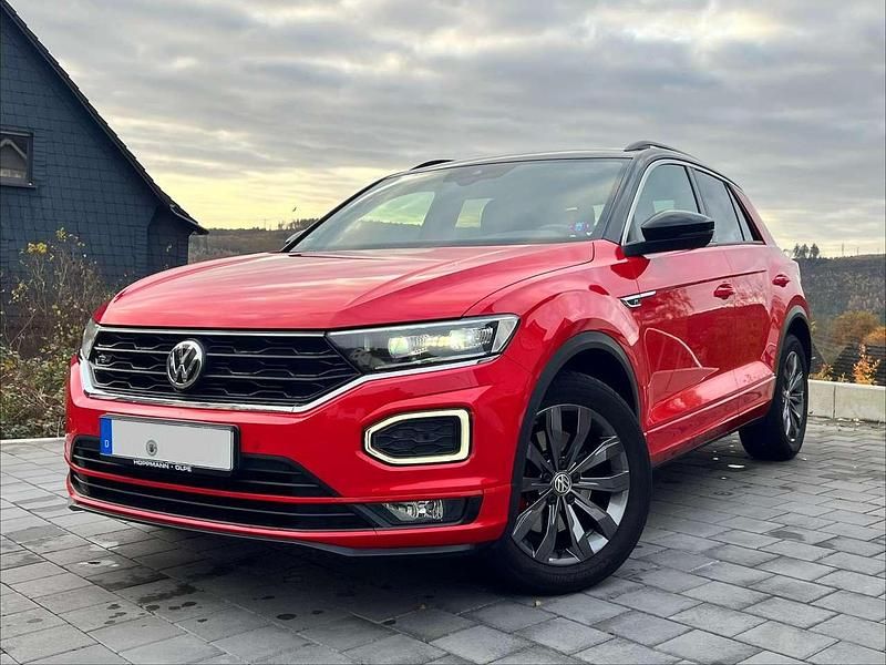 Rot Gebraucht 2019 VW T-Roc Sport SUV | 22.780 € (Etwas zu teuer) - Bild 1/4