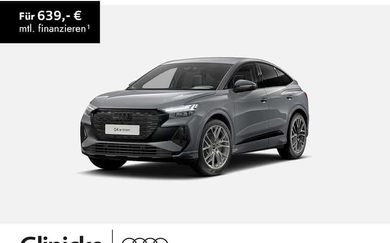 Grau Neu 2025 Audi Q4 Sportback e-tron Sport SUV | 48.490 € (Fairer Preis) - Bild 1/4