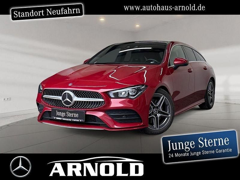 Gebraucht Mercedes CLA220 AMG line 190 PS (139 kW) 2020 Manufaktur patagonienrot (metallic) Limousine