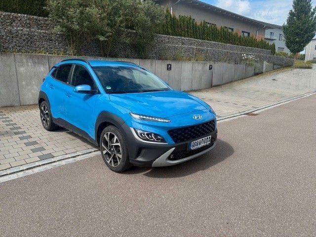 Blau Gebraucht 2021 Hyundai Kona Intro Edition SUV | 16.500 € (Guter Preis) - Bild 1/1