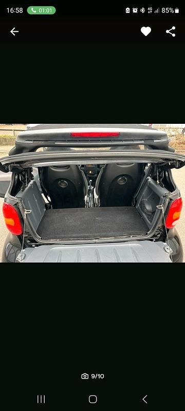 Gebraucht Smart ForTwo Cabrio 61 PS (44 kW) 2003 Schwarz Cabrio