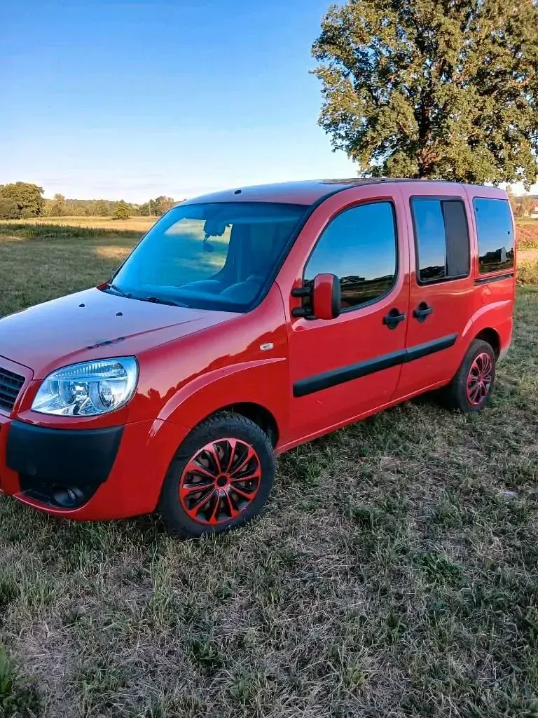 Gebraucht Fiat Doblò 77 PS (56 kW) 2006 Rot Van / Kleinbus